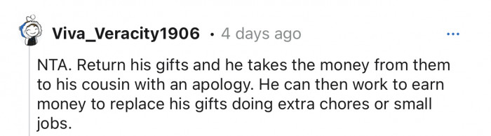 Another comment saying this.
