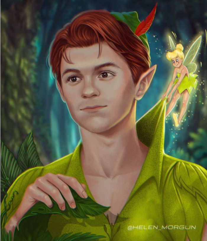 8. Tom Holland as Peter Pan