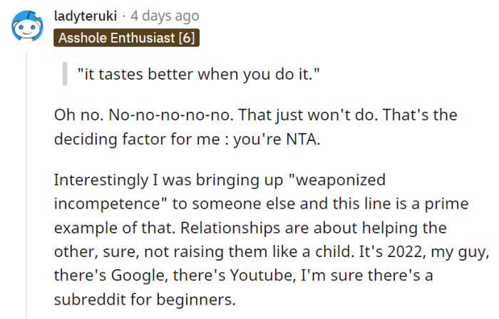 Helping each other doesn't mean raising a child that you did not want.