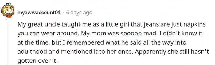 Napkins you can wear...