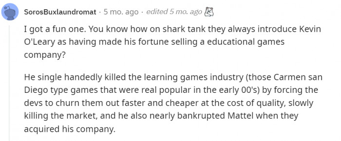 Wow, I didn't know this.