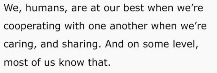 But it is a rare sight because now, life is a race, and everyone wants to be on top.
