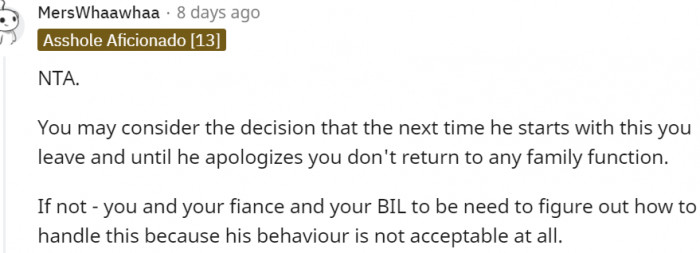 15. You and your fiancé ought to handle this