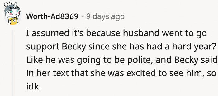 Grasping at straws is more accurate because Becky doesn't seem to make sense