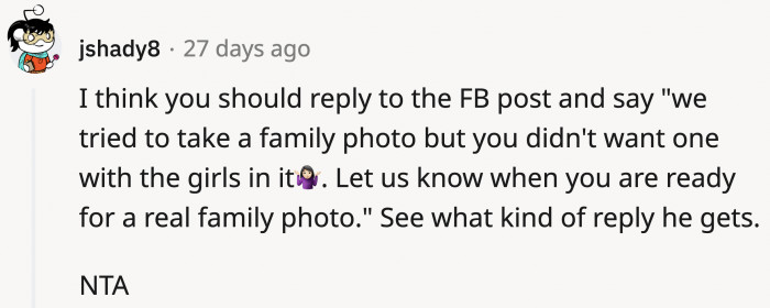 Are you man enough for a REAL family photo?