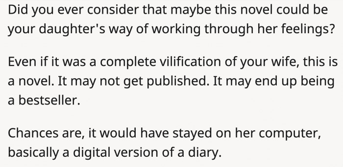 It wasn't even published, and this wouldn't even be an issue had they just respected Morgan's privacy