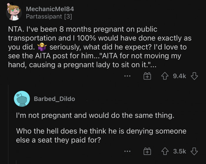 He left her with no other choice.