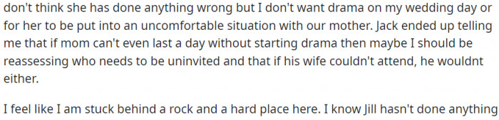 Stuck between a rock and a hard place