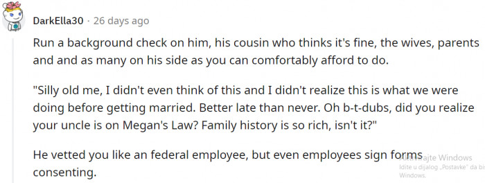 Well, it could be a very expensive project.