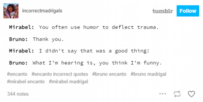 8. You read this in their voices