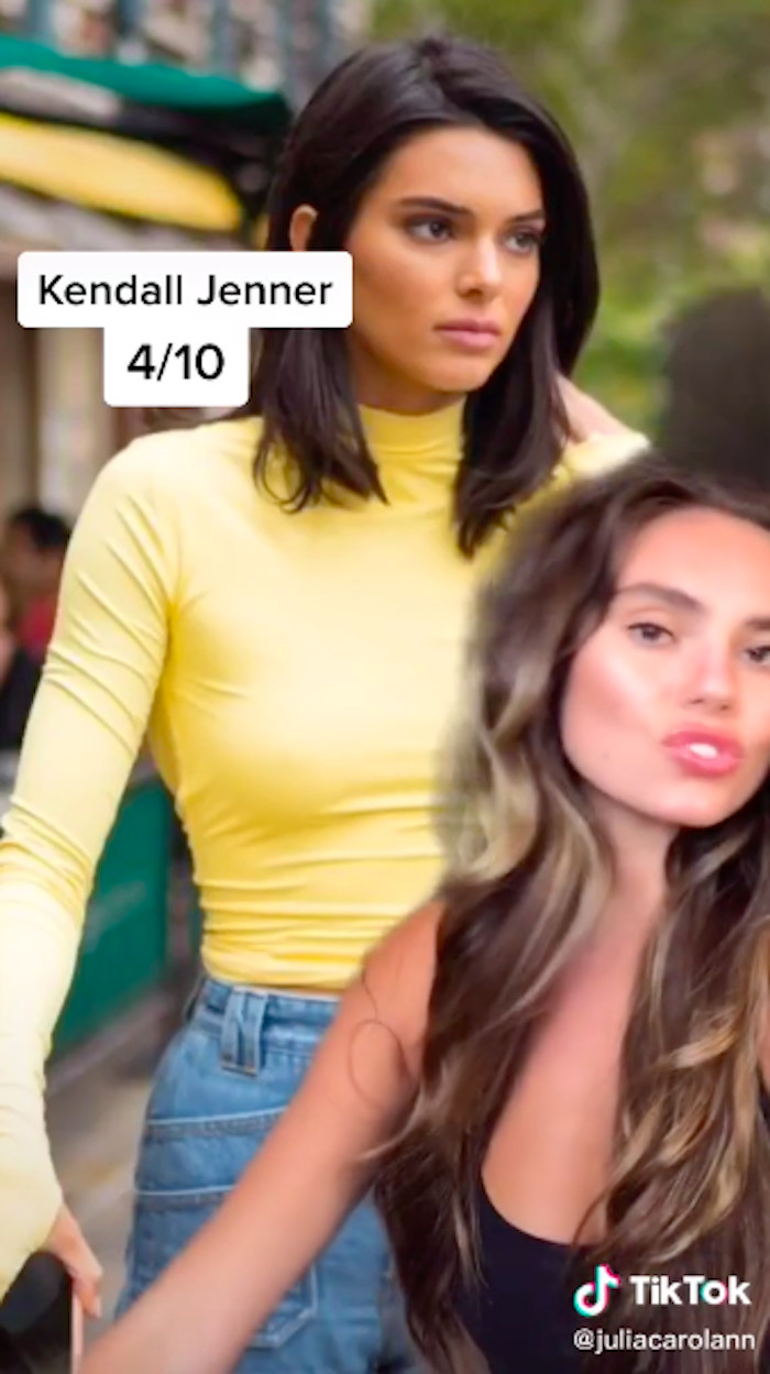 Kendall got a 4 for this one.