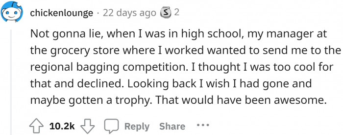 Is that even a thing? A bagging competition sounds too cool to be true, fr!