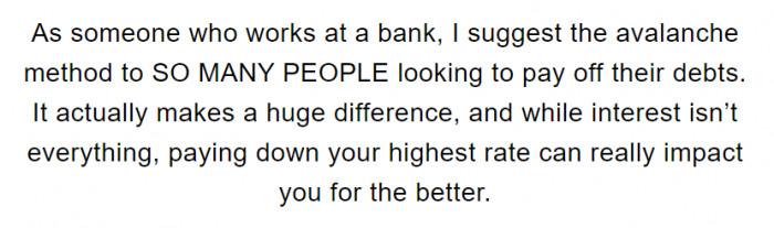 4. Paying off the largest chunk of your debt first can significantly impact your repayment strategy.