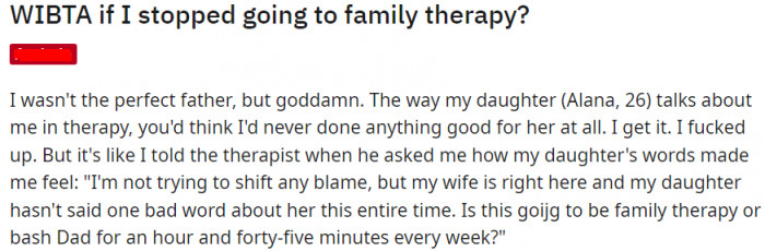 Would I be the a**hole?