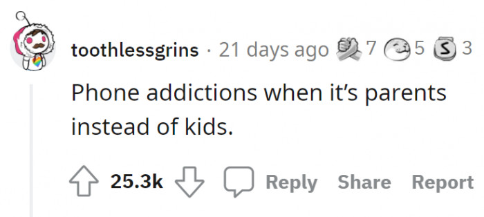 7. Stop being neglectful parents; your phone can wait