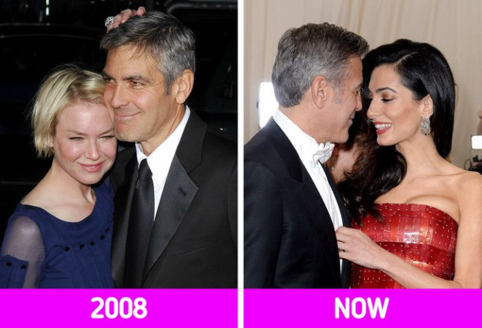 5. Ex-lovers turned friends? That’s what happened to George Clooney and Renée Zellweger after they decided to go their separate ways.