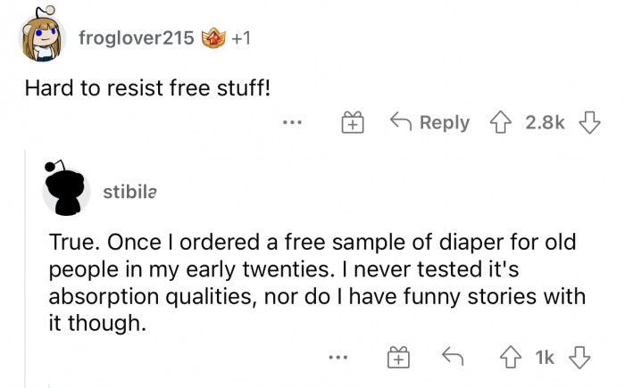 I mean, it's free, so why not? Free stuff always hits differently.