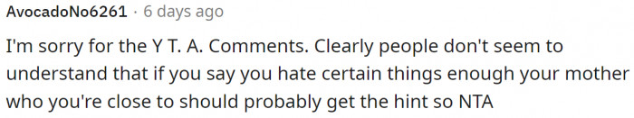 The original poster is getting some hate. People still back him up.