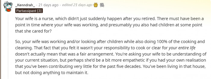 He was never fair in the first place.