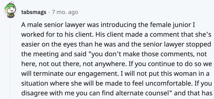 2. Boundaries should be set regardless of the severity of the misogyny