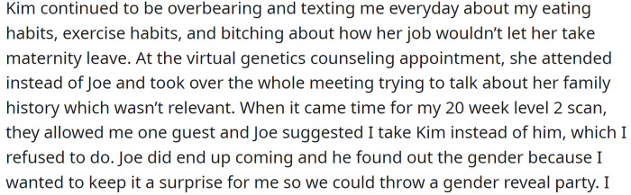 Kim became overly possessive.