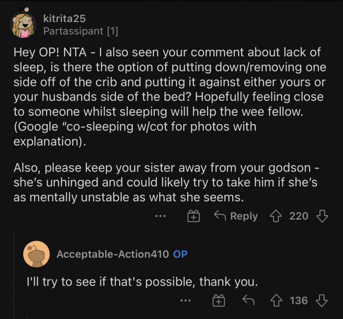 The sister needs to stay away from Pete.