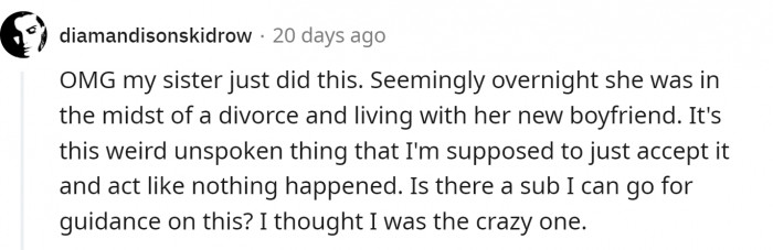 How do you act when it is your family?