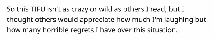 Dog happily poses outdoors after owners spill hotdog water accident.