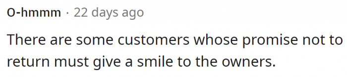 They're called good riddance.