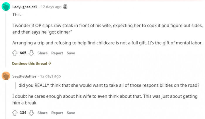 It's hardly a birthday present.