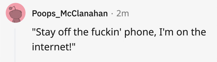 It's one or the other because that call WILL drop!