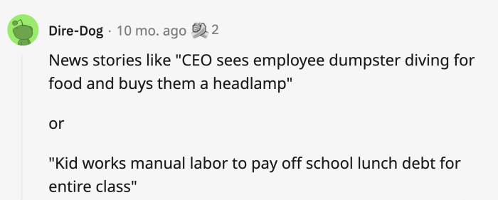 Companies are no better and add fuel to the fire of how people perceive good deeds