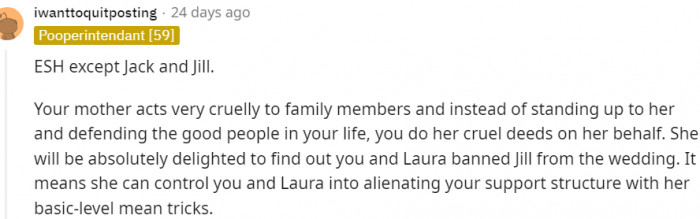 5. Her basic level of mean tricks