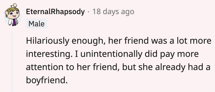 Unintentionally, OP followed that advice