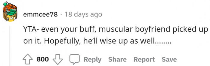 Perhaps he can also do something to change his girlfriend's behavior.