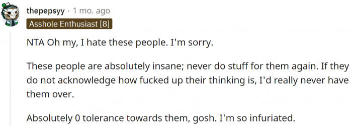 These people are insane.