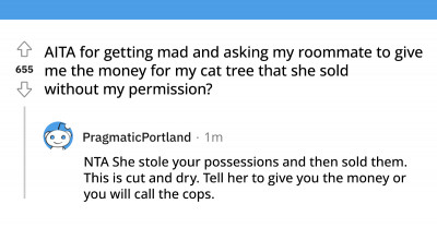 We Stand With The Girl Who Asked Her Roommate To Pay For Stealing Behind Her Back