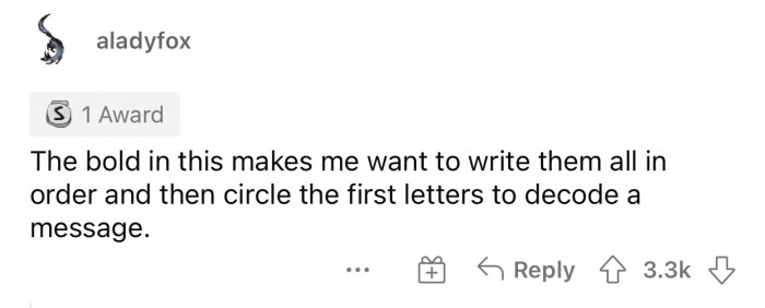 One user pointed out something that could’ve ended up making sense.