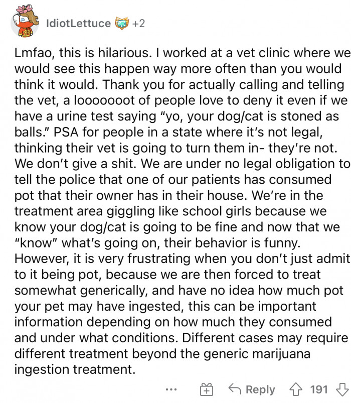 It’s always different depending on how exactly it happened.