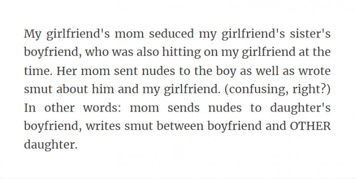 21. This mom needs therapy.