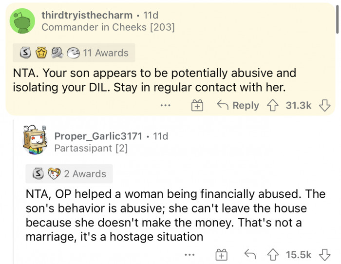 I agree that she should definitely stay in contact with her, just in case.