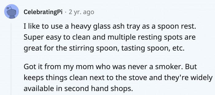 Additional cleaning might put you off cooking, so any tip to lessen that is welcome