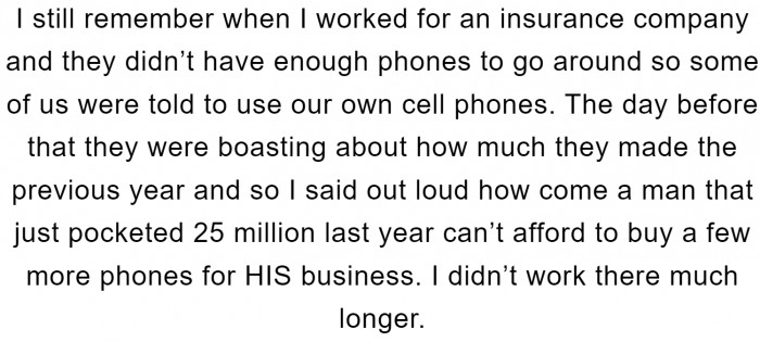 Good that you left ASAP.