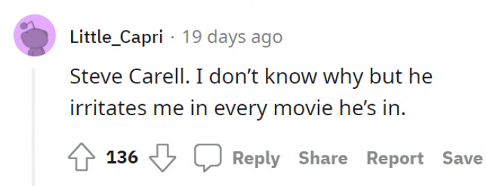 Steve Carell just because.