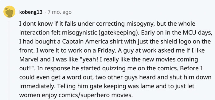 7. The guy was being a total villain in this story...