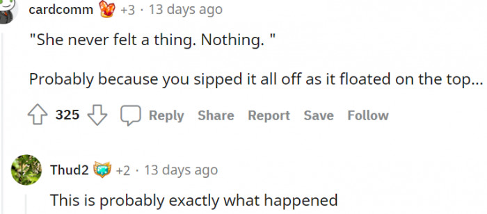 2. Probably, That's What Happened...