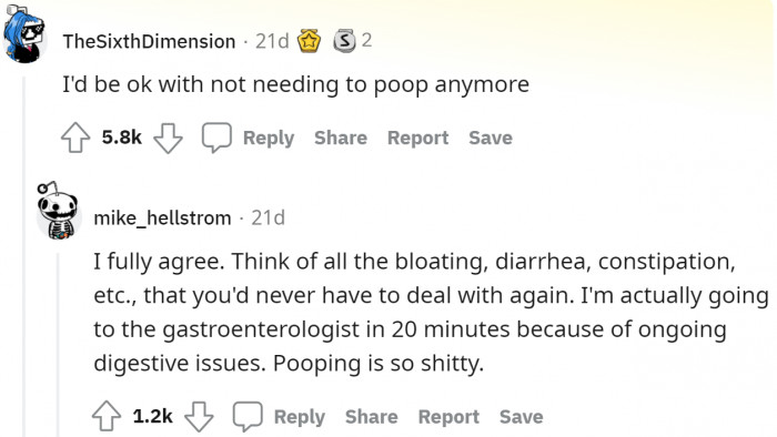 Well, it always comes when we expect it the least, so yeah!