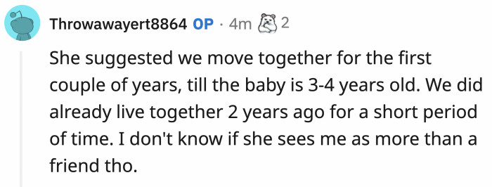 OP once again showed how dense he can be with romance. Men.