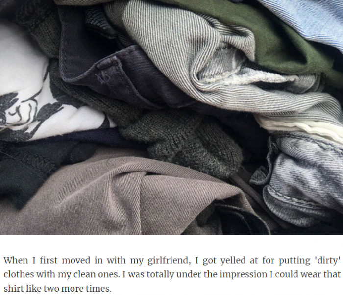 Oh no! You don't get to repeat clothes without washing them