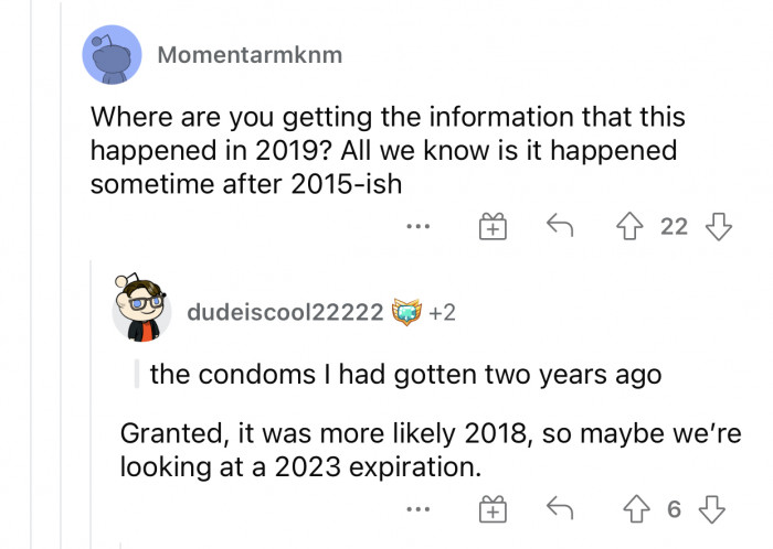 They're probably about to expire or still have a few months left before they do.